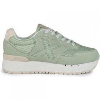 Zapatillas Munich Dash Sky 21 verde para mujer, estilo casual con cordones