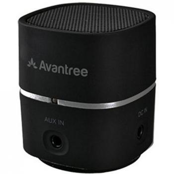 Avantree Pluto Air ULTRA PORTÁTIL Altavoz Mini Bluetooth inalámbrico, Sonido claro y potente, Volumen suficiente para uso al aire libre o en pequeñas fiestas - Negro