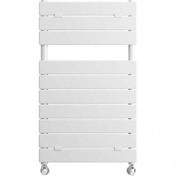 Toallero radiador decorativo Atlas Fácula - Radiador Toallero de agua de Diseño en acero Blanco 840x500mm (no Eléctrico)
