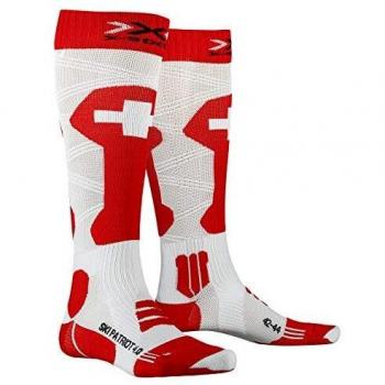 X-Socks Calcetines de esquí unisex Patriot 4.0 Switzerland, Unisex adulto, XS-SS43W19U-T021-45/47, Suiza., 45-47