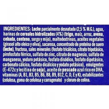 Puleva Peques Tipo 3 Leche de Crecimiento con Cereales, Pack de 6 Botellas de 1L