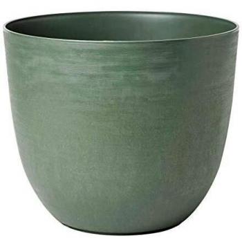 Teraplast - Maceta redonda RE-Pot Over Ø38 H32 con reserva de agua verde
