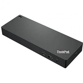 Docking Station Universal Thunderbolt 4 Lenovo ThinkPad Alámbrica Negra con 10 Puertos HDMI y DisplayPort