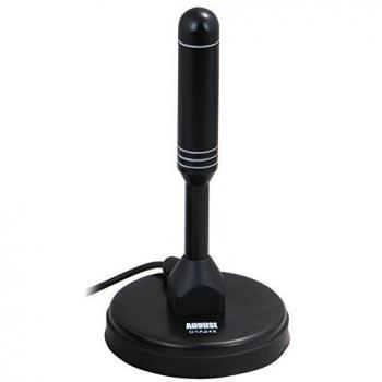 Antena Digital HDTV Portátil August DTA240, 1.5m, DAB, UHF, VHF, Interior/Exterior