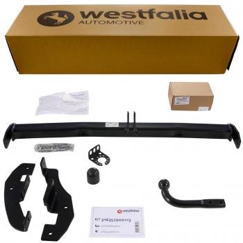 Enganche de remolque Westfalia 316352900113 para Renault y Mercedes-Benz, sin desactivación del asistente de estacionamiento, incluye kit eléctrico de 13 polos