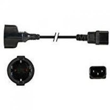 Cable de Alimentación Perel 1.8m Negro