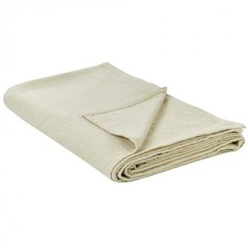 Colcha decorativa de algodón beige Maraka 200 x 220 cm