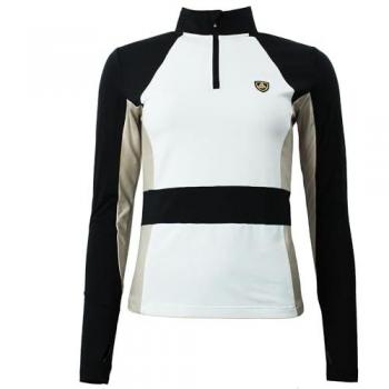 Peak Mountain Women's Long Sleeve Zip 1st Skin T-Shirt