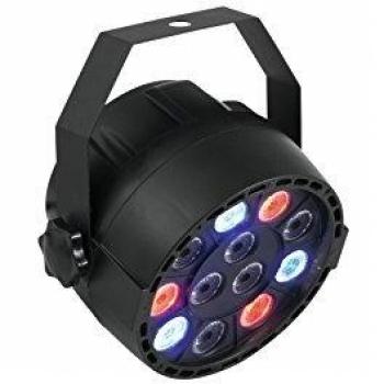 Foco LED PARty Spot RGBW 12x1W con DMX y automatización