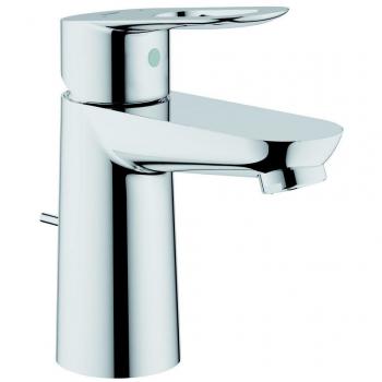 Mezclador monomando 1/2 para lavabo Grohe BauLoop - Gris - Cromado - Ahorro de agua