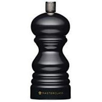 Molinillo Manual de Sal o Pimienta MasterClass 12 cm - Negro con Tapas Intercambiables