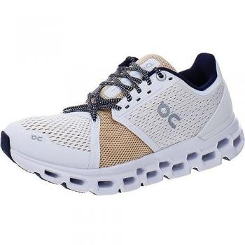 On Cloudstratus Neutral Running Shoe Women - White/Almond