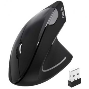 Ratón Ergonómico Inalámbrico Havit MS550GT Vertical 800-1600 DPI Negro