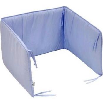 Cambrass Liso E - Protector de cuna, 60 x 40 cm, color celeste