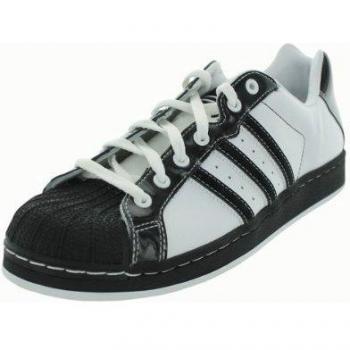 Adidas Ultrastar para hombre Zapato Negro / blanco Sz 11