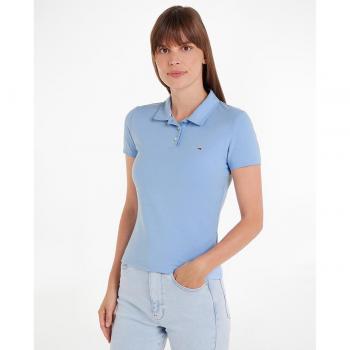 Polo de mujer Tommy Jeans de manga corta y fit slim