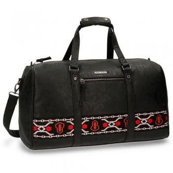Pepe Jeans Liza - Bolsa de Viaje, 50 cm, 27 Litros, Negro