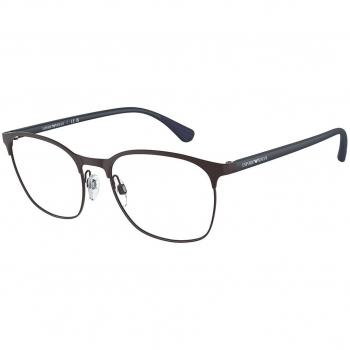 Emporio Armani EA1114 3380 Armazones para Hombre Marrones, Lentes Recetadas Para Hombre Marrónnes, Gafas Recetadas para Hombre Marrones