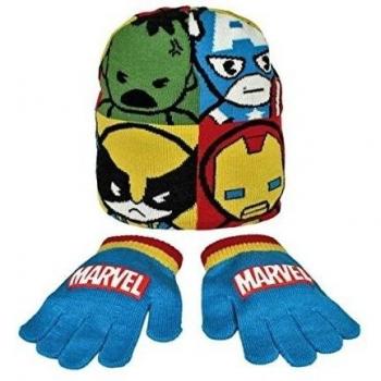 CERDÁ LIFE'S LITTLE MOMENTS Kawai 2200000362 - Set de 2 Piezas con Gorro y Guantes para niños, Color Rojo, Talla única