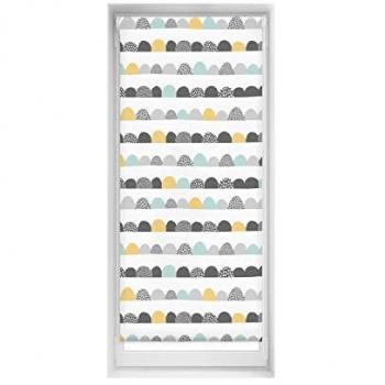 Estor Enrollable Estampado EasyFix Semiluna 60x150 cm - Elegante y Práctico sin Herramientas