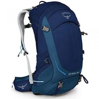 Osprey Stratos 34 Men's Ventilated Hiking Pack - Eclipse Blue