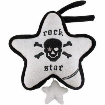 Rock-Star-Baby Stern Spieluhr Pirat für Babys schwarz