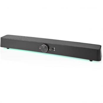 Altavoz Gaming 2.0 USB LED 30W con Control de Volumen