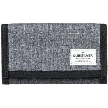 Quiksilver - Cartera de Triple Hoja - Hombre - M - Gris