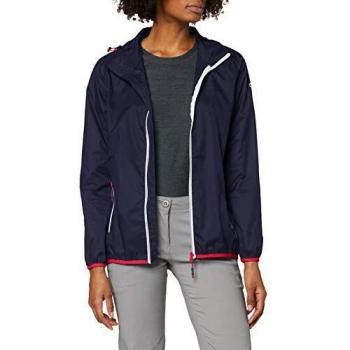 CMP Women's Waterproof Hooded Rain Jacket Blue
