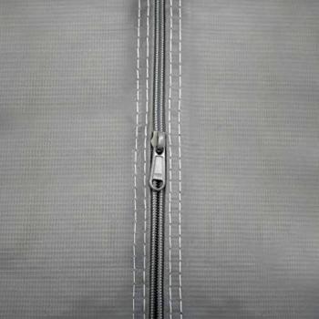 vidaXL Carpa Garaje de Almacenamiento PVC Gris 4x8m Toldo Tienda Parqueadero