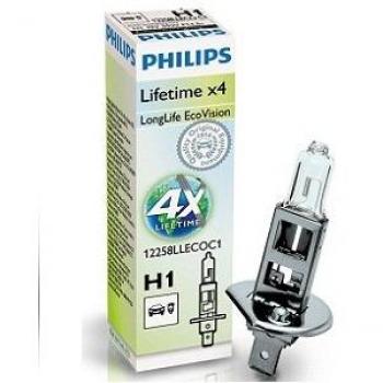 Bombilla Philips LongLife EcoVision H1 12V 55W