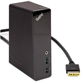 Docking Station Lenovo ThinkPad OneLink Pro - Puerto de Acoplamiento con 3 Puertos y Hub USB, Color Negro