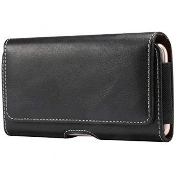 Funda de Cinturón Horizontal con Pasador para Vivo X51 5G (2020) - Diseño Nuevo - Negra
