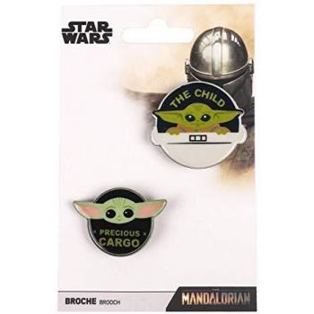 Cerdá Broche Decorativo para Ropa The Mandalorian-Licencia Oficial Star Wars, Unisex Adulto, Varios, Pequeño