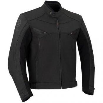BERING - Chaqueta de moto REZEK, color negro, talla XXL