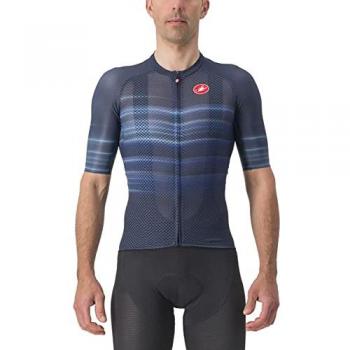 Maillot Castelli Climber's 3.0 SL2 de manga corta en color azul oscuro, talla XL, modelo para hombre, referencia 4523012-424