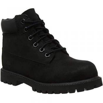 Timberland Premium 6 Inch Lace-up Boot for Youth in Black, Size: 1.5 Youth M