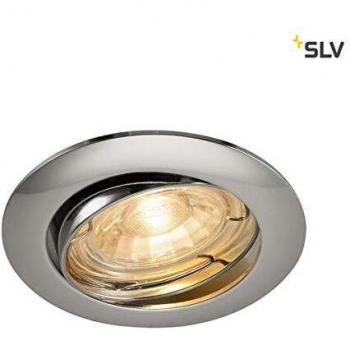 Luz de Techo Empotrable PIKA Orientable Cromada QPAR51 Máx. 50W