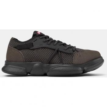 Zapatillas Deportivas de Mujer Camper Karst Lisas con Cordones en Gris, Talla 39, Tela de Algodón