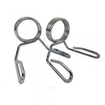 Tunturi Weight Accessories Cierres Barra Olímpica, Unisex Adulto, Plateado, Talla Única