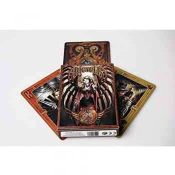 Bicycle- Steampunk by Anne Stokes Baraja Cartas de Poker de colleción, Color marrón