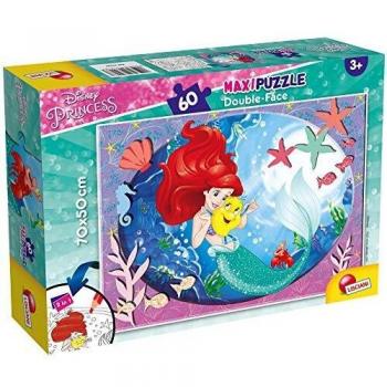 Puzzle Maxi 60 Pzs La Sirenita Doble Cara Lisciani
