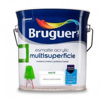 Pintura Esmalte Acrylic Multisuperficie Mate Blanco 4 L