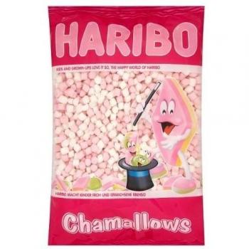 Haribo Chamallows Mini Pink & White Retro Dulces para niños - 3 x 1kg