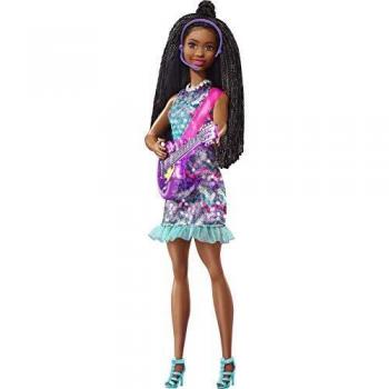 Barbie Grandes sueños en la gran ciudad Muñeca Brooklyn afroamericana cantante con guitarra y accesorios de juguete