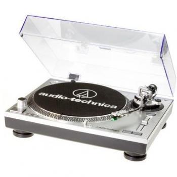 Audio Technica AT-LP120USB - Tocadiscos para equipo de audio, plateado