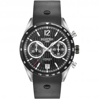 Roamer Mens Chronograph Quartz Watch with Silicone Strap 510902 41 54 05