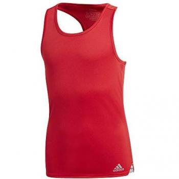 Adidas Club Camiseta De Tirantes Chicas Rojo 152, Plateado