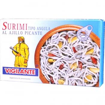 Vigilante - Surimi tipo angula al ajillo picante - - 50 g - [Pack de 5]