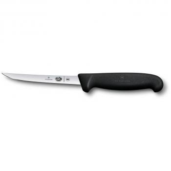 Cuchillo deshuesador Victorinox 12 cm, hoja estrecha de acero inoxidable, mango Fibrox antideslizante y ergonómico, color negro